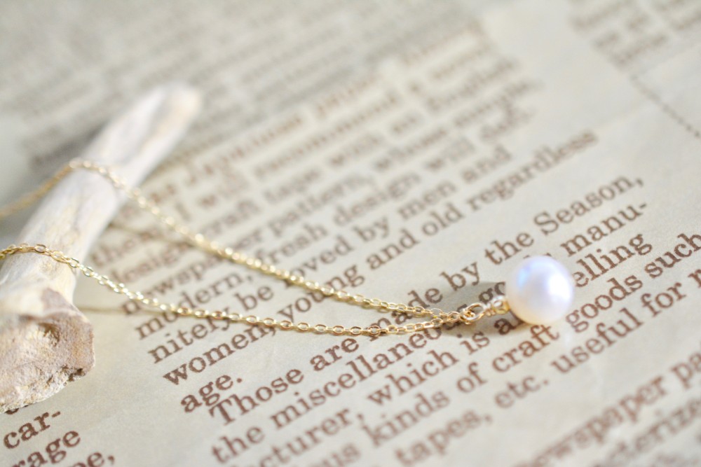 アコヤ真珠のゴールドネックレス