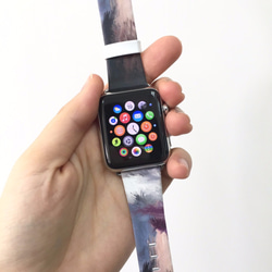 § AppleWatch 38mm / 42mm 真皮手錶帶 蘋果錶帶 § 四色油彩 第2張的照片