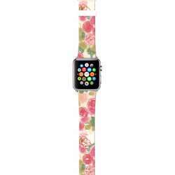 ピンクローズアップル§AppleWatch 38ミリメートル/ 42ミリメートルレザー腕時計ストラップを§ 2枚目の画像