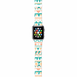 § AppleWatch 38mm / 42mm 真皮手錶帶 蘋果錶帶 § 薄荷綠部落 第3張的照片