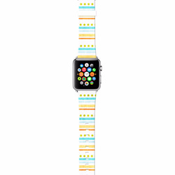 § AppleWatch 38mm / 42mm 真皮手錶帶 蘋果錶帶 §   薄荷綠部落 第2張的照片