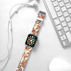 § AppleWatch 38mm / 42mm 真皮手錶帶 蘋果錶帶 § 棕色花樣 第3張的照片