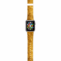 § AppleWatch 38mm / 42mm 真皮手錶帶 蘋果錶帶 §  閃爍金 第2張的照片