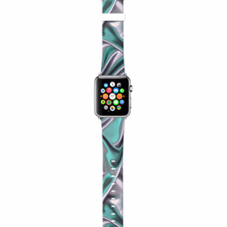 AppleWatch 38ミリメートル/ 42ミリメートルレザーストラップ腕時計Appleが点滅銀§§します 2枚目の画像