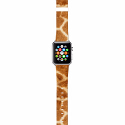 § AppleWatch 38mm / 42mm 真皮手錶帶 蘋果錶帶 §  長頸鹿圖案 第2張的照片