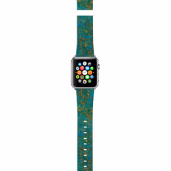 § AppleWatch 38mm / 42mm 真皮手錶帶 蘋果錶帶 §  綠雲石紋 第2張的照片