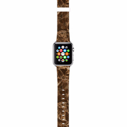 革の腕時計ストラップ§リンゴ茶色の大理石AppleWatch 38ミリメートル/ 42ミリメートル§ 2枚目の画像