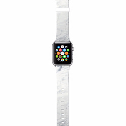 § AppleWatch 38mm / 42mm 真皮手錶帶 蘋果錶帶 §  白雲石紋 第2張的照片