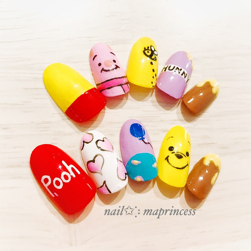 004❤︎ディズニーネイルチップ ネイルチップ（つけ爪） nail