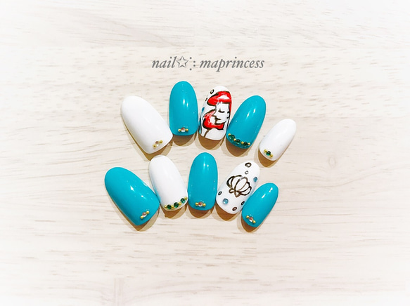 006❤︎ディズニーネイルチップ ネイルチップ（つけ爪） nail