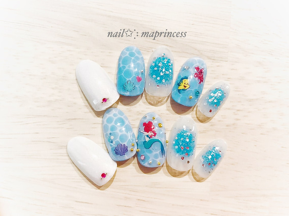 009❤︎ディズニーネイルチップ ネイルチップ（つけ爪） nail