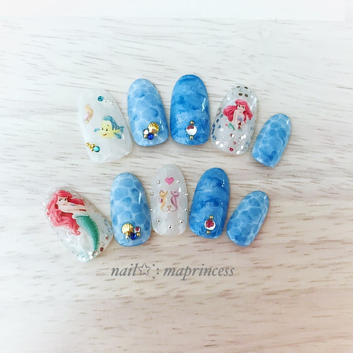 010❤︎ディズニーネイルチップ ネイルチップ（つけ爪） nail