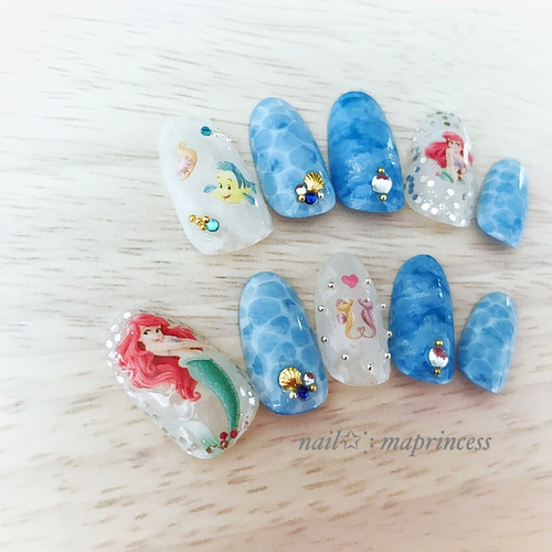 010❤︎ディズニーネイルチップ ネイルチップ（つけ爪） nail