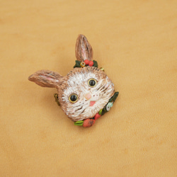 Qmodehandmade:淘氣愛跳來跳去的兔子Abbey我想陪你一起過聖誕節 交換禮物 與朋友分享  裝飾品 節日禮物 第3張的照片
