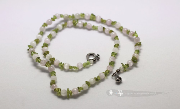 §魚 朵§紫鋰輝 + 橄欖石 ( Peridot , Kunzite) 第2張的照片