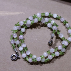 §yuduo§PurpleSpodum+ Peridot（Peridot、Kunzite） 6枚目の画像