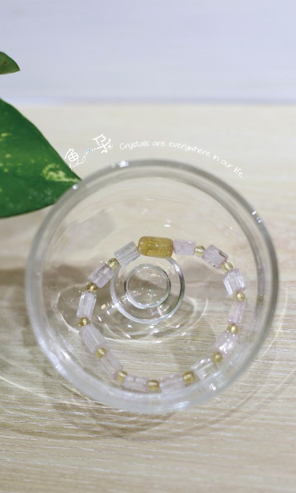 §魚 朵§ 鋰輝石+ 黃水晶手環( Kunzite +Citrine Bracelet) 第6張的照片