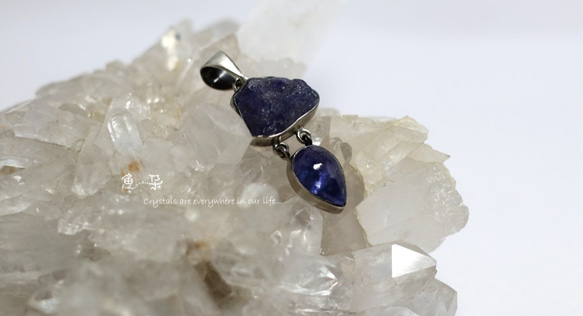 丹泉石925銀墜(Tanzanite Pendant) 第1張的照片