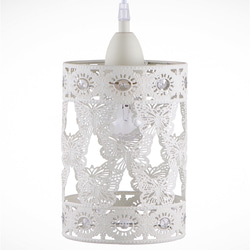典雅樸素米白色蝴蝶吊燈-BNL00013 第1張的照片