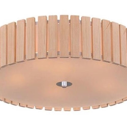 素朴な丸太丸天井ランプ-LS-7117-1 2枚目の画像
