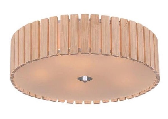 素朴な丸太丸天井ランプ-LS-7117-1 2枚目の画像