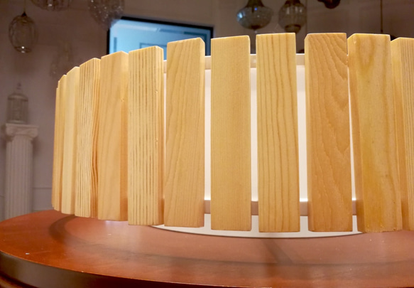 素朴なスタイルのラウンド木製のシャンデリア-LS-7117から2 6枚目の画像