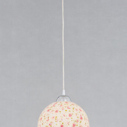 小さな花のコラージュガラスシングルランプヘッドシャンデリア 2枚目の画像