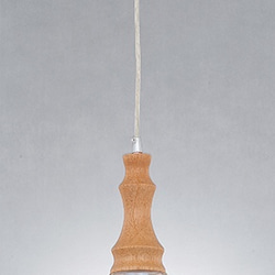 北歐風原木玻璃罩吊燈-LS-7075-2 第2張的照片
