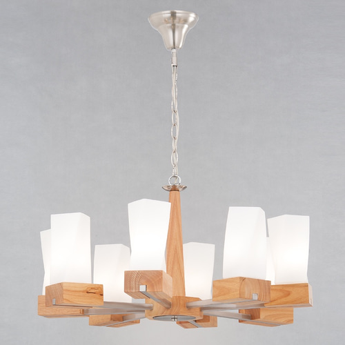 北欧木製燭台シャンデリア-LS-7116から1 シーリングライト・ペンダント