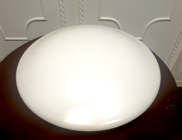 白色簡樸吸頂燈(中)-LS-8173-1B 第3張的照片