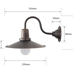 LICHT復古工業風古銅黑壁燈 第6張的照片