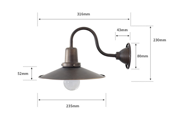 LICHT復古工業風古銅黑壁燈 第6張的照片