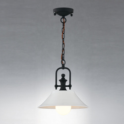 懷舊典雅白色陶瓷吊燈-LS-8102-1 第2張的照片