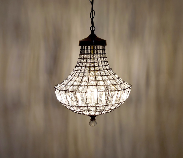 古銅提籠水晶吊燈-BNL00106 (福利品) 第8張的照片
