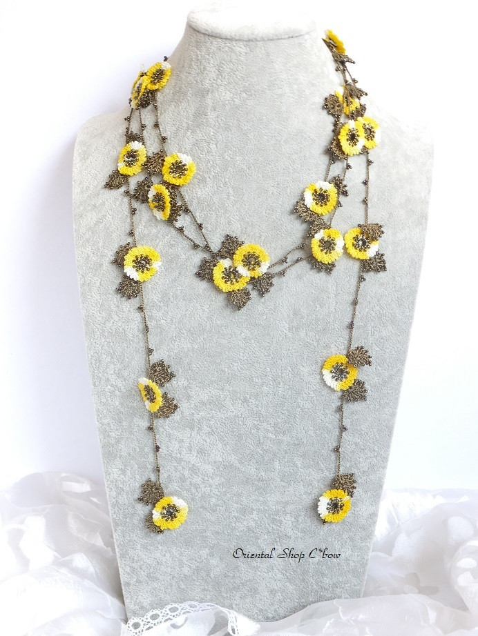 たんぽぽ・ひまわり★ロングラリエット[2021045]