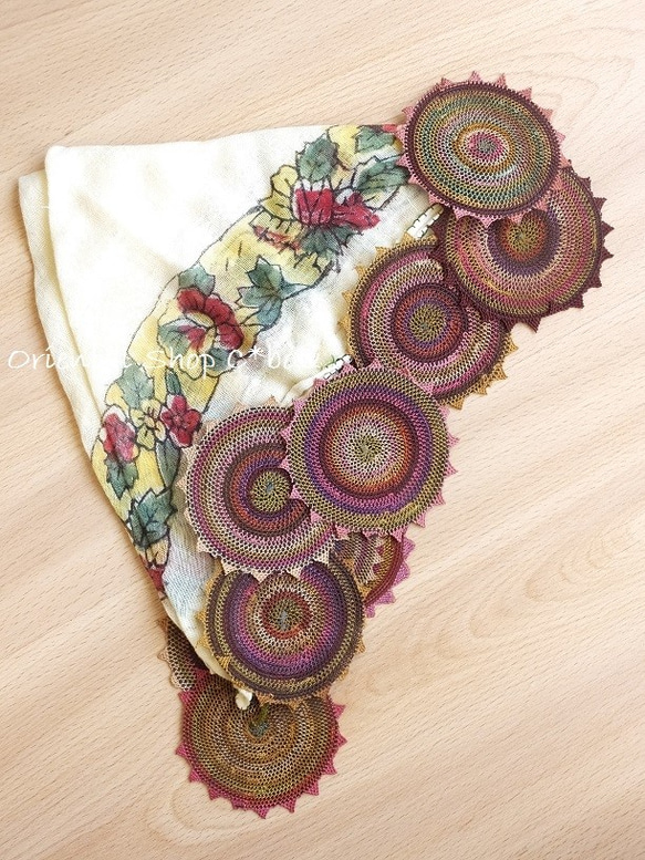 希少！ヴィンテージ　オヤスカーフ 31枚 イーネオヤ トルコ伝統工芸品 希少！ヴィンテージ オヤスカーフ 31枚 イーネオヤ トルコ伝統工芸品