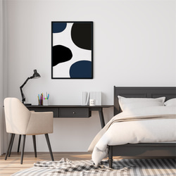 北欧ポスター　モダン 抽象画　abstract　アートでお部屋の模様替え。 2枚目の画像