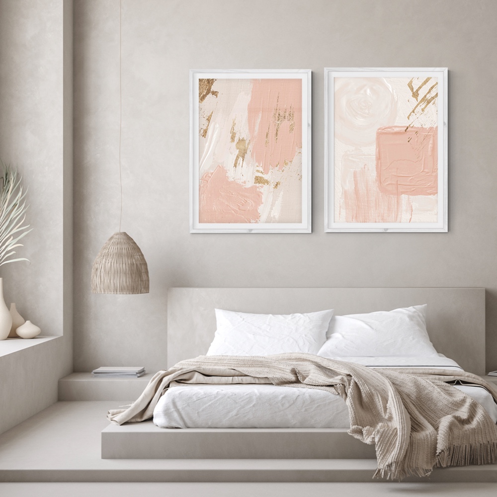 海外限定】ポスター インテリア 北欧 抽象画 アブストラクト B2 ⑤