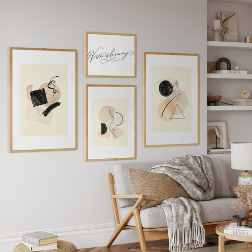 ポスター抽象画058 北欧 abstract ジャパンディアートでお部屋の