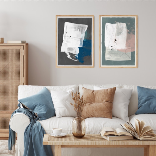 ポスター【 アートペイント 40】アートでお部屋の模様替えや新築