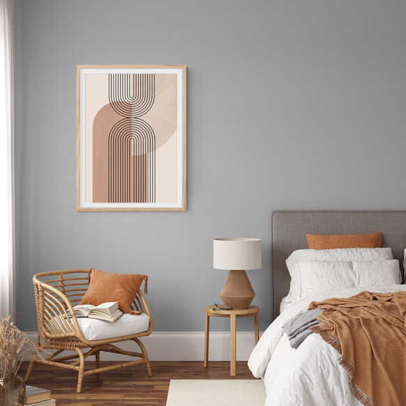 ポスター【抽象画 幾何学 01】アートでお部屋の模様替えや新築