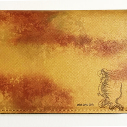 龍 デザイン の 名刺入れ & カードケース 「 青龍  赤雲 」 3枚目の画像
