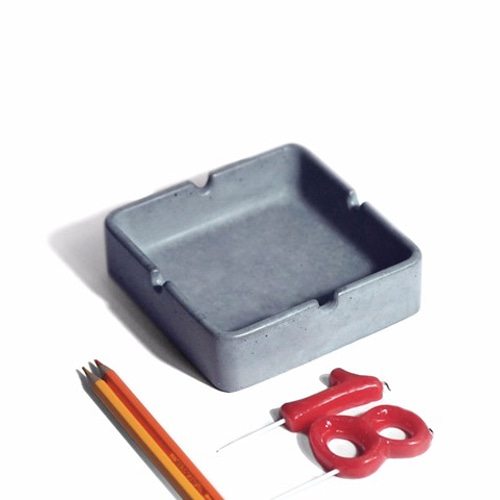 モルタル製の灰皿～小物入れ 灰皿 自然生活製作所 通販 3515184