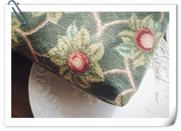 手作りのカシミア刺繍 ハンドバッグ　手提げ 木製の手作りの大きな布バッ 5枚目の画像