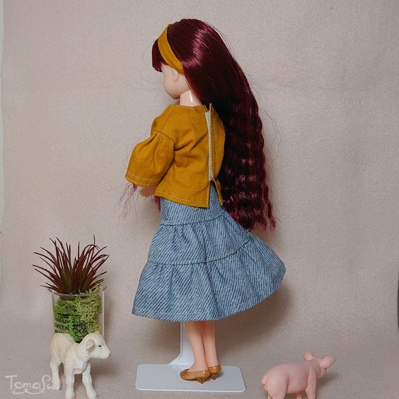 リカちゃんマスタードスカートセット