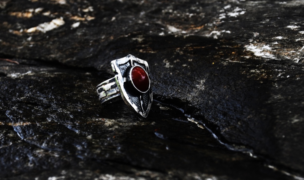 ヘルスケアリング＜ジェムスターリングシルバー ハンドメイドリング＞