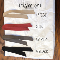 紙みたいな布？濡れない不織布製シワ加工クラッチバッグ 選べるオプションでオリジナルの組み合わせ 6枚目の画像