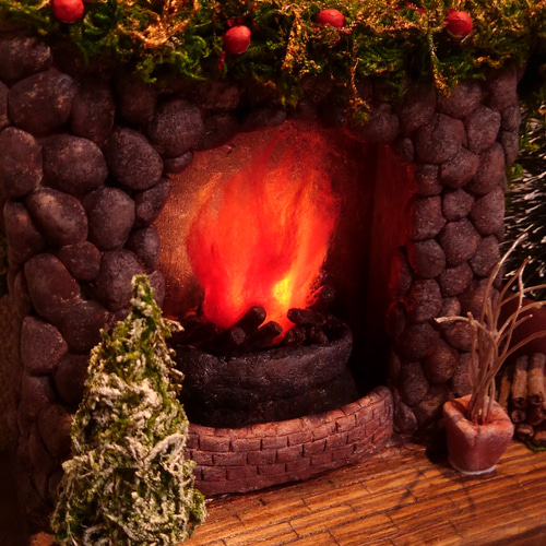 ☆クリスマス暖炉☆ スタンドライト・テーブルランプ no-ma 通販