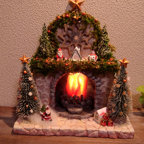 ☆クリスマス暖炉☆ スタンドライト・テーブルランプ no-ma 通販