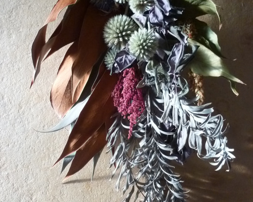 ブーケ　スワッグ ドライフラワー ブーケ swag ドライフラワー FLAVOR 通販 6123322